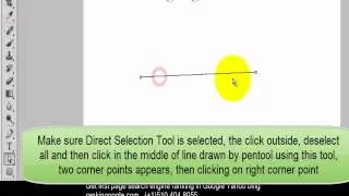Photoshop tutorial in Bengali - Pen tool with direct selection tool