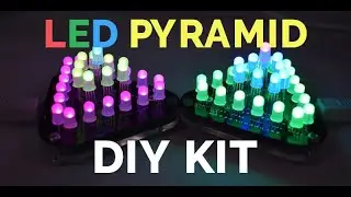LED Pyramid Desk Trinket DIY Electronic Kit- Circuit-Pop