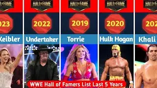 WWE Hall of Famers List Last 5 Years || WWE Hall Of Fame