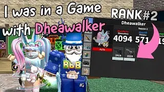 I was in a Game with the Rank #2 Leaderboard Player - Dheawalker Murder Mystery 2