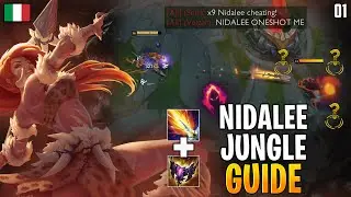 🐾 NIDALEE JUNGLE EXPLAINED WELL 🔥 | Complete Guide ITA on Macro, League of Legends #01
