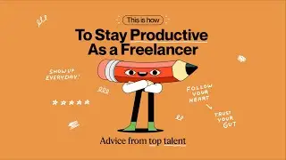 How to stay productive | Animation educational explainer video | Upwork | and action