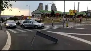 Krater na Bulevaru Kralja Aleksandra