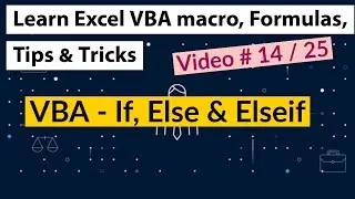 Excel VBA - If Else Elseif statement