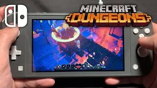 Minecraft Dungeons on Nintendo Switch Lite #1