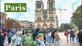Paris, France🇫🇷 - Paris Autumn 2024 - HDR Walking Tour in Paris after the Rain | 12  October  2024