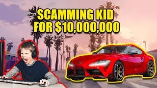 Scamming Kid For $10,00,000 in GTA RP