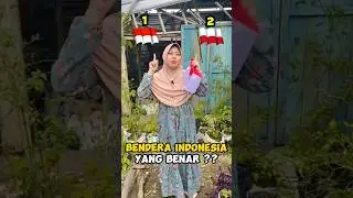 bendera indonesia nomor berapa yang benar !