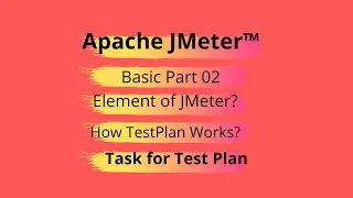 Apache JMeter™ Bangla Tutorial Basic Part 02 || Elements of JMETER || What is TestPlan || Task
