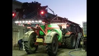 ☆ Oprysk rzepaku 2018 ☆ & Massey Ferguson 5612 & Krukowiak Goliat Plus ㋡