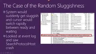 Case of the Unexplained Troubleshooting with Mark Russinovich Europe - 2014