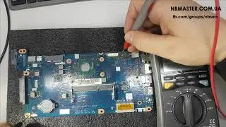 ✅ Resistance measurements on the board Lenovo LA-C771p