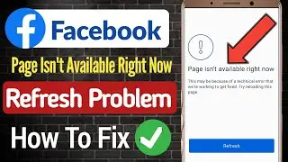 Page Isn't Available Right Now | Facebook Login Problem | How to Fix Facebook Problem