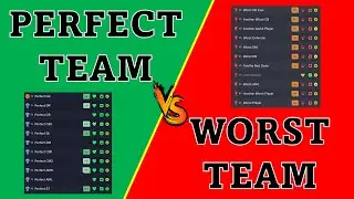 PERFECT TEAM vs. WORST TEAM EVER | Football Manager 2023 Experiment