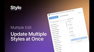 Stylo – Update Multiple Styles at Once | Figma Plugin