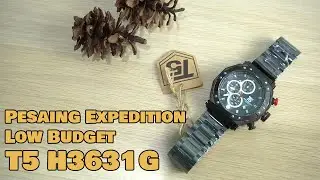 Pesaing Expedition LOw Budget, Review unboxing Jam Tangan Formal T5 H3631G, Cara setting jam Chrono