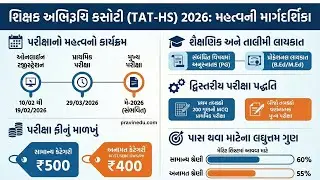 TAT HS Exam Notification 2026 📢 New Passing Marks & Syllabus Changes | Full Details