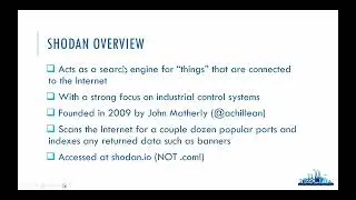 Finding ICS/OT (Industrial Control Systems/Operational Technology) Assets with Shodan