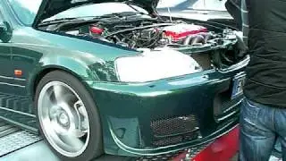 Honda Civic 1.8 VTi MB6 Turbo by BHT @ Dyno
