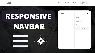 How to create Responsive NavBar using HTML, CSS and JavaScript