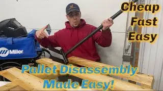 How to disassemble pallets without breaking them - tool build