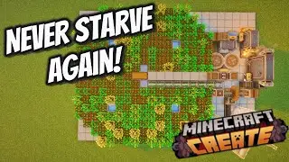 Build This Super Fast Bread Farm! | Minecraft Create Mod Tutorial