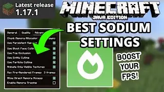 Minecraft Java 1.17.1 Best Sodium Settings For More FPS (Low End PCs) Sodium 1.17.1 Tutorial