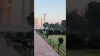 I saw the Taj Mahal at sunrise!! 😍😍 #dancingdixit #shorts #tajmahal #travel #travelvlog