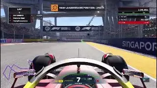F1 22 Time Trial Singapore Hotlap 1:35:951 + Setup (Controller)