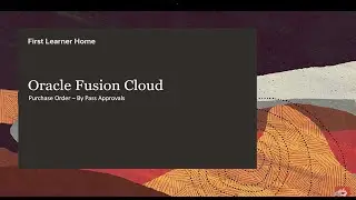 Oracle Fusion ERP Cloud | Purchasing | PO Approval | ByPassApproval V1