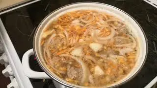Суп с фрикадельками