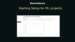 Setup Rmarkdown for doing project