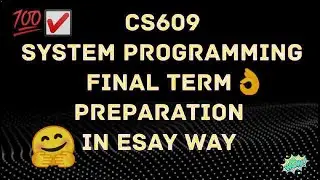 cs609 short lecture 23 by Vu student help point