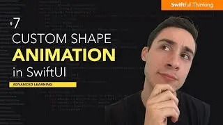 Animate Custom shapes with AnimateableData in SwiftUI | Advanced Learning #7