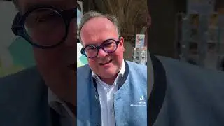 #shorts 1. Pop-up-Store Oktoberfest bis 10.10.2024, Eröffnung durch Clemens Baumgärtner