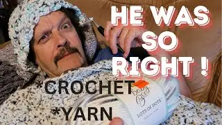 HE was SO RIGHT ! (lol) #crochet #crochetyarn #yarn #handmade #crocheterofyoutube