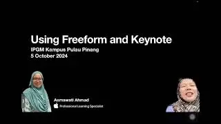 Session 1: Using Freeform to organise your projects and Keynote to draw and animate