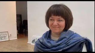 Елена Базанова. Выставка художников Издательства Речь.