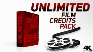 Unlimited Film Credits Pack - After Effects Template