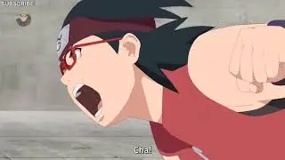 Sarada Destroys Tarui with Her Monster Strength, Boruto Defeats Yurui & Shikadai, Chunin Exams