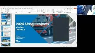 Street Projects Webinar, September 5, 2024