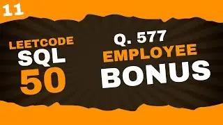 leetcode | sql 50 | question 577 |  employee-bonus