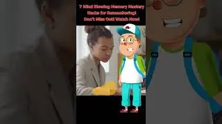 7 Mind Blowing Memory Mastery Hacks for Remembering! Don't Miss Out! Watch Now! #MemoryMastery