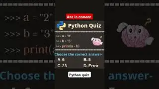 Python in quiz comment in 👇#quiz #pythonprojectswithsourcecode #python #developer #cod #btech #tips