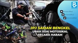 JPJ saman bengkel ubah suai motosikal secara haram
