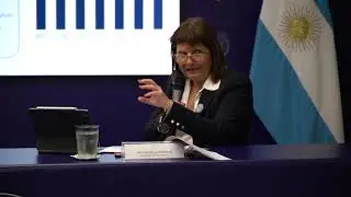 Patricia Bullrich: Presenta las estadísticas criminales del primer semestre de 2024 - Conferencia