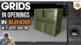 Easy GRIDS IN OPENINGS in Blender with the Fluent Add-On
