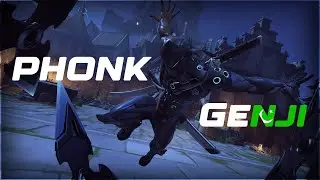 Phonk Genji montage | Overwatch 2 Azarado montage