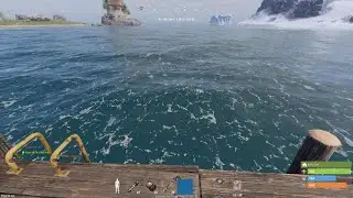 HOW TO GET EASY SCRAP IN RUST. by fishing! 🐟🐟🐟
