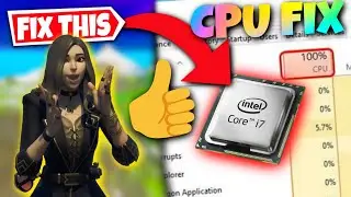 How To FIX 100% CPU Usage in Fortnite! Boost FPS, Fix Stuttering & FPS Drops! *WORKING METHOD*